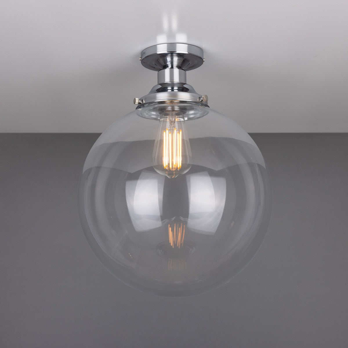 Riad 11.75" Globe Ceiling Light