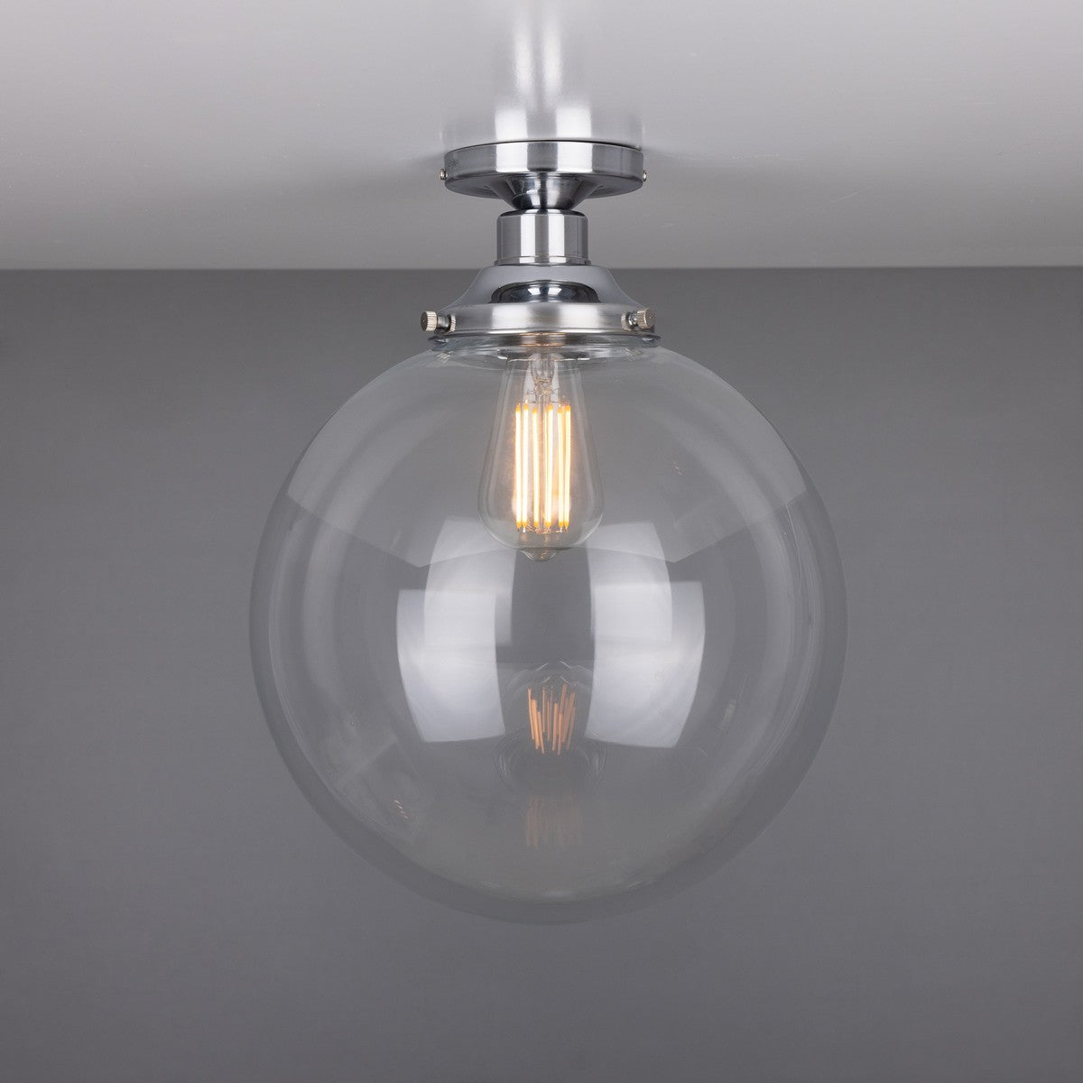 Riad 11.75" Globe Ceiling Light