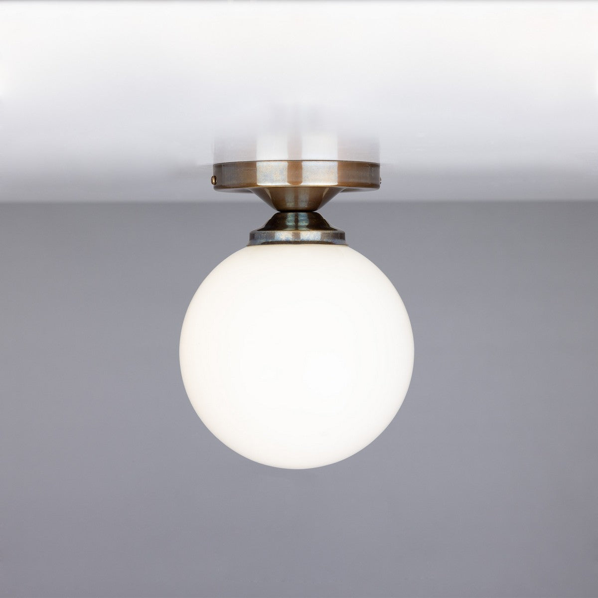 Yaounde Flush Globe Ceiling Light