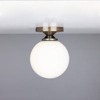 Yaounde Flush Globe Ceiling Light