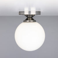 Yaounde Flush Globe Ceiling Light