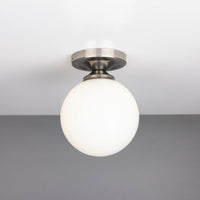 Yaounde Flush Globe Ceiling Light
