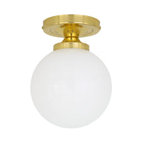 Yaounde Flush Globe Ceiling Light