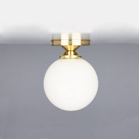 Yaounde Flush Globe Ceiling Light