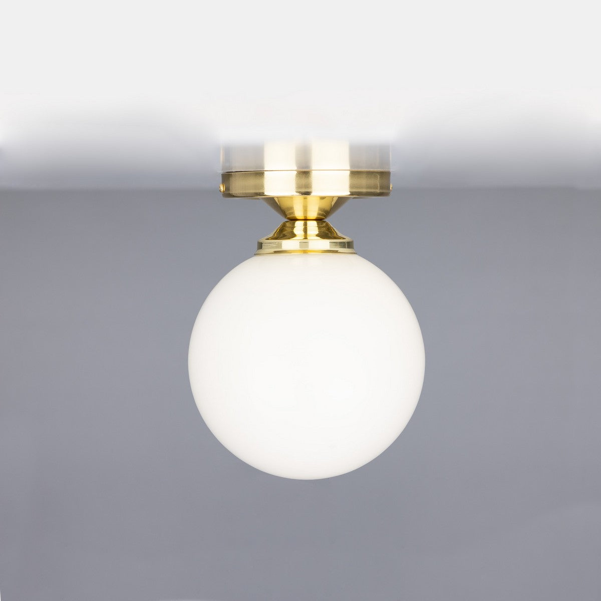 Yaounde Flush Globe Ceiling Light