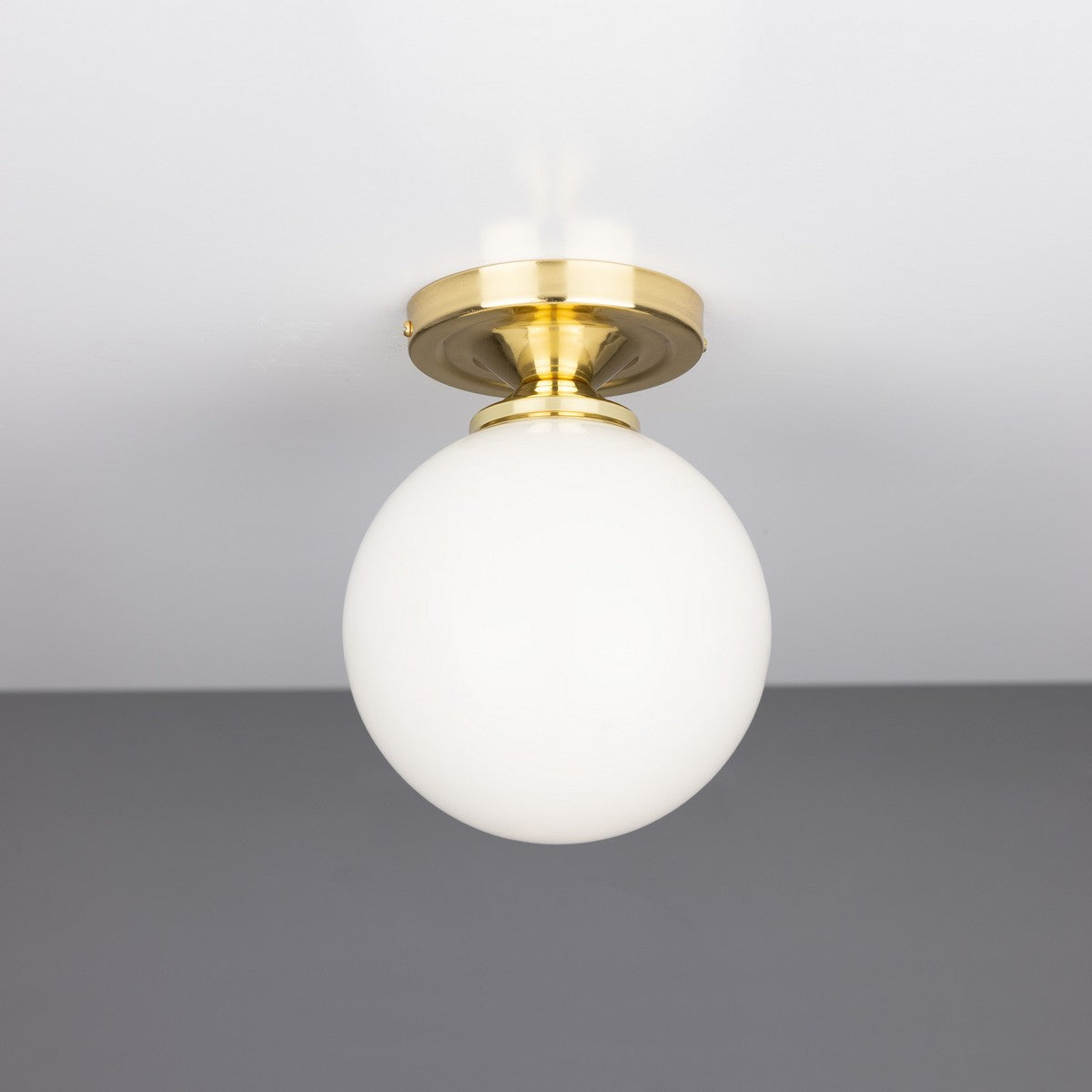 Yaounde Flush Globe Ceiling Light
