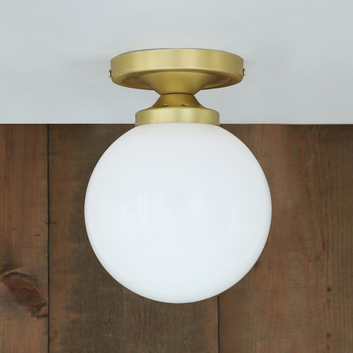 Yaounde Flush Globe Ceiling Light