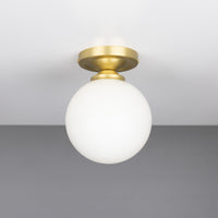 Yaounde Flush Globe Ceiling Light