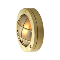 Muara 14cm Semi Flush Bathroom Wall Light IP64