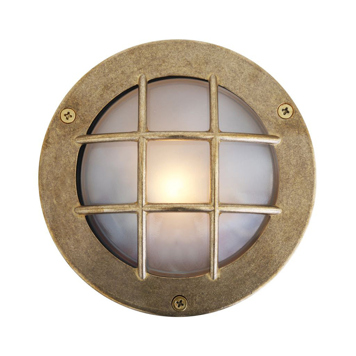 Muara 14cm Semi Flush Bathroom Wall Light IP64