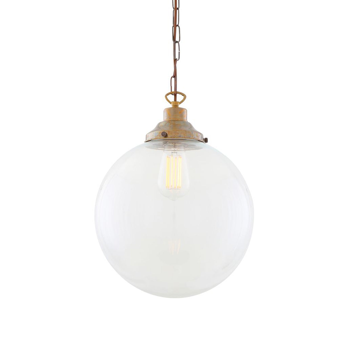 Riad 30cm Glass Globe Pendant Light