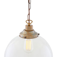 Riad 30cm Glass Globe Pendant Light