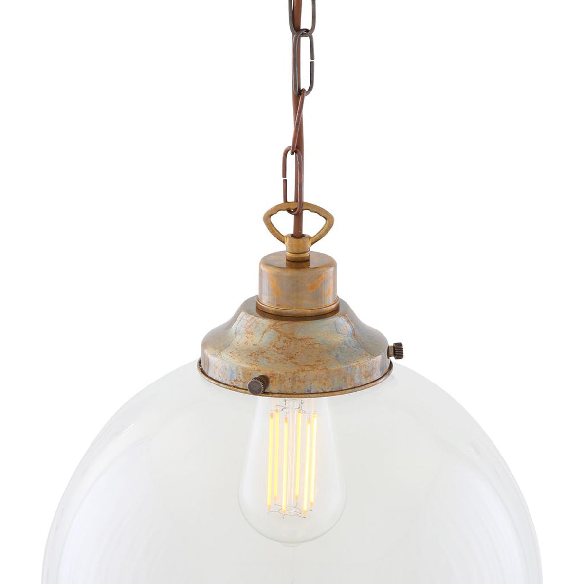 Riad 30cm Glass Globe Pendant Light