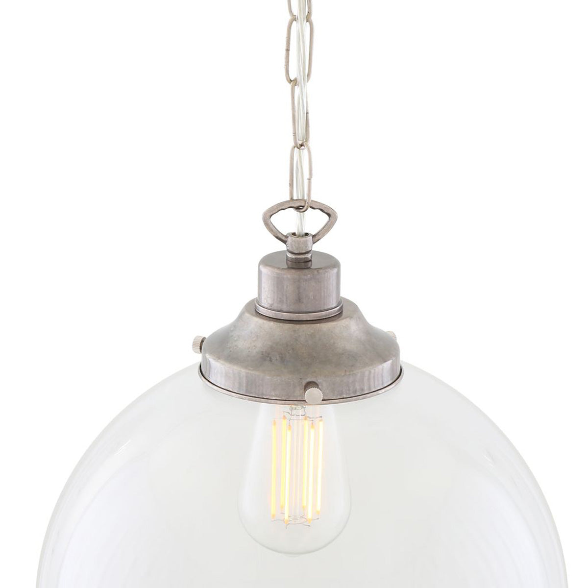 Riad 30cm Glass Globe Pendant Light