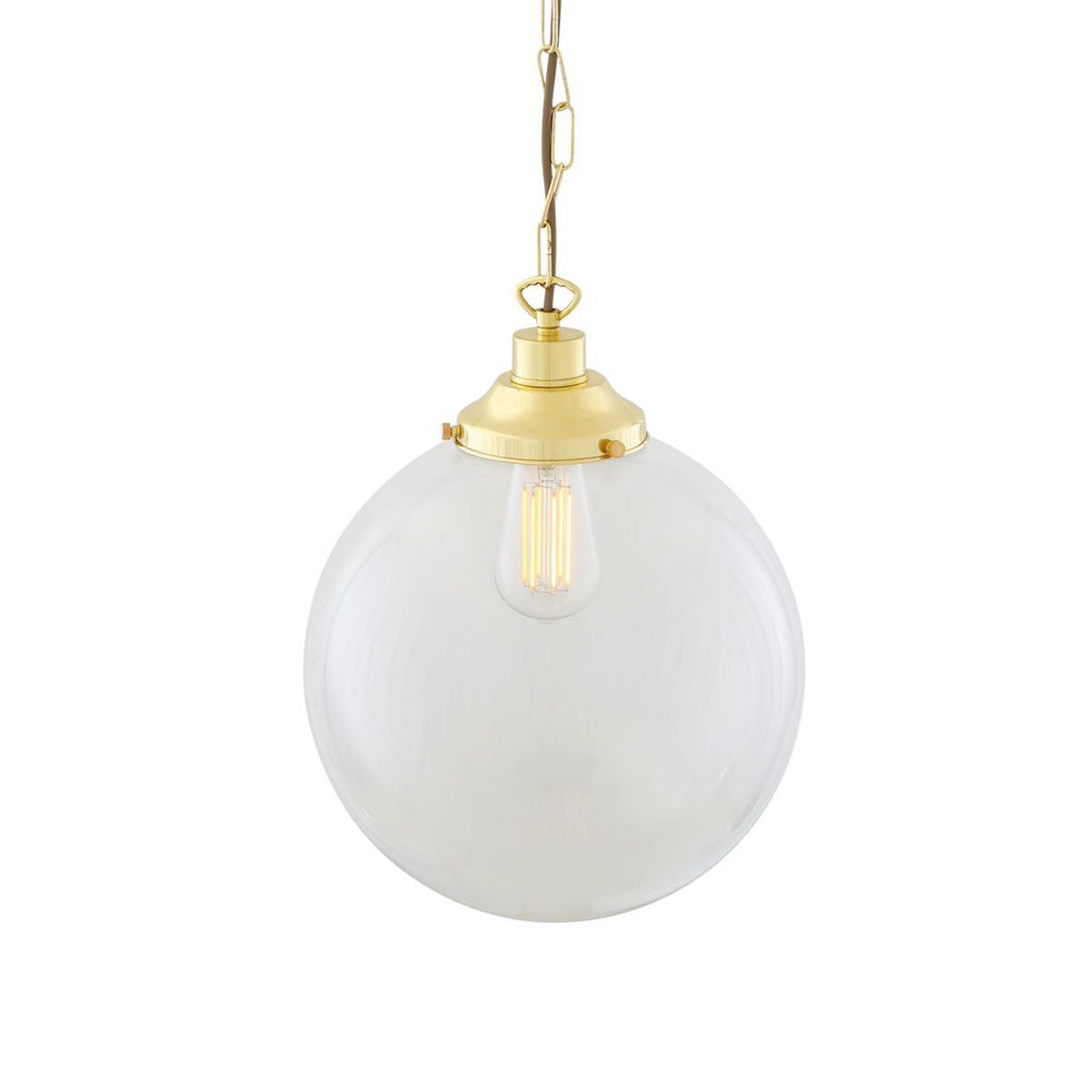 Riad 30cm Glass Globe Pendant Light