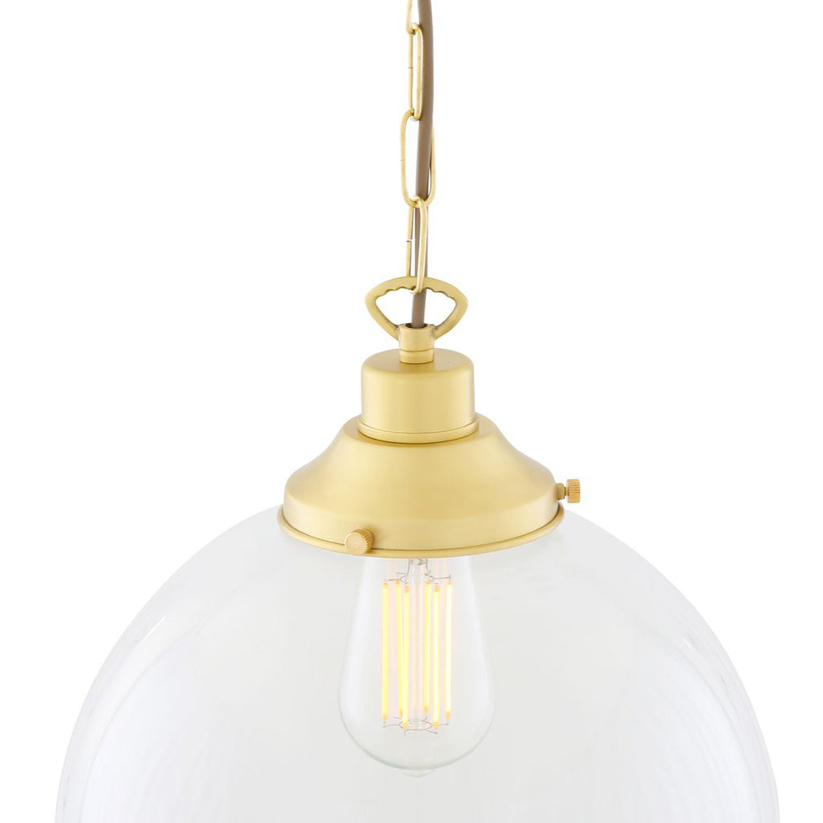Riad 30cm Glass Globe Pendant Light