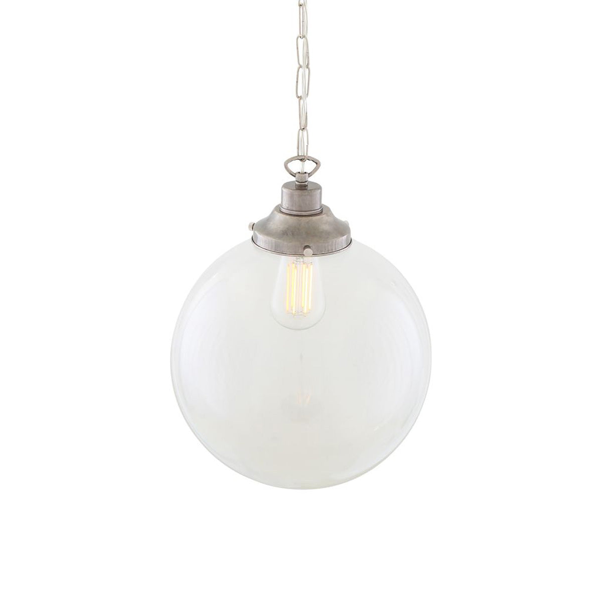 Riad 30cm Glass Globe Pendant Light