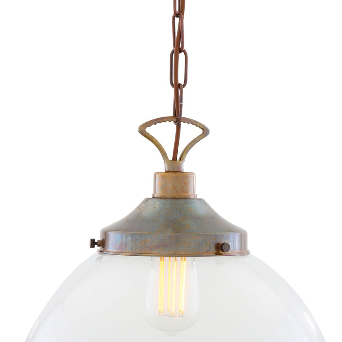 Riad 35cm Large Glass Globe Pendant Light