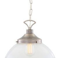 Riad 35cm Large Glass Globe Pendant Light