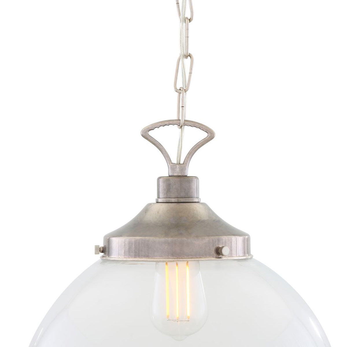 Riad 35cm Large Glass Globe Pendant Light