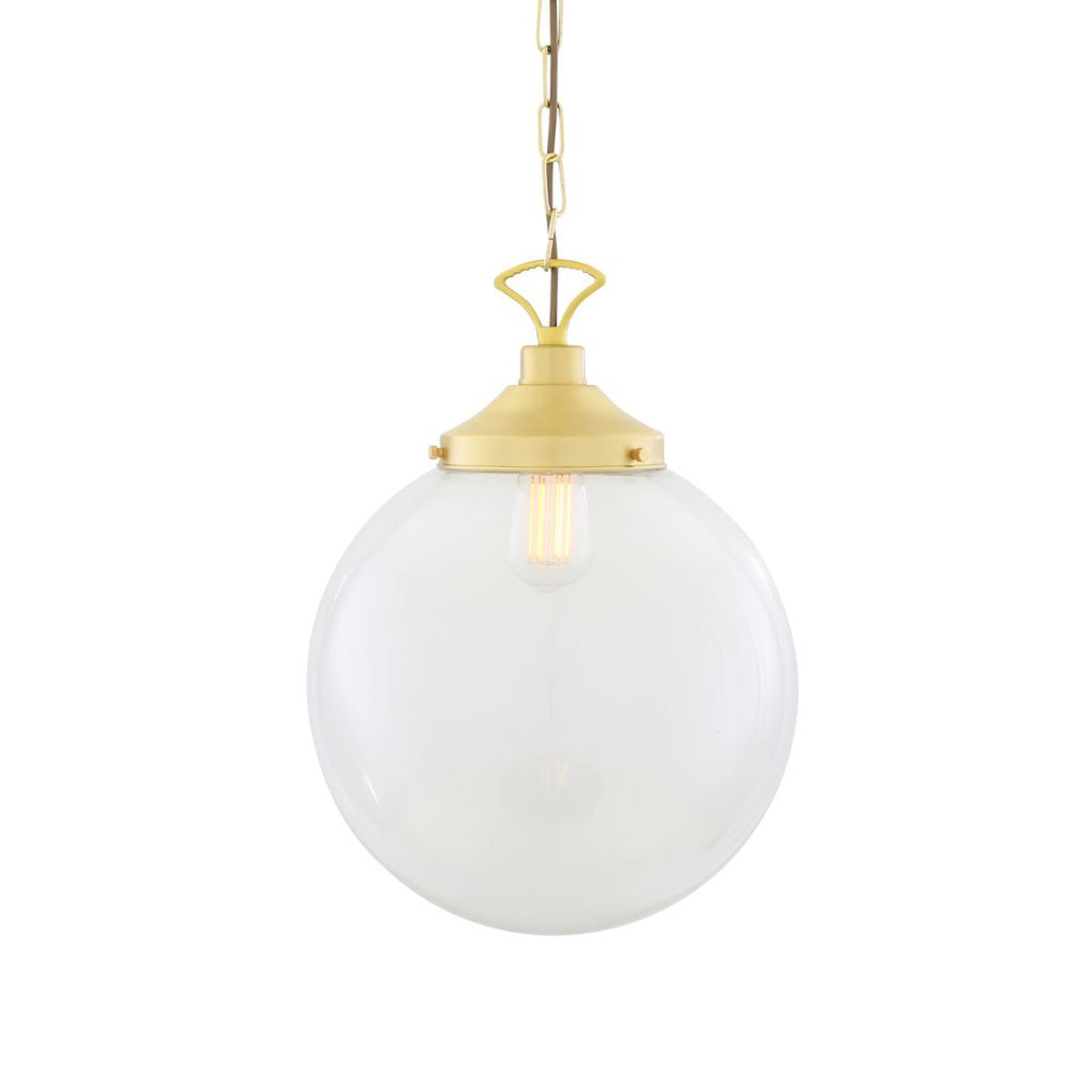 Riad 35cm Large Glass Globe Pendant Light
