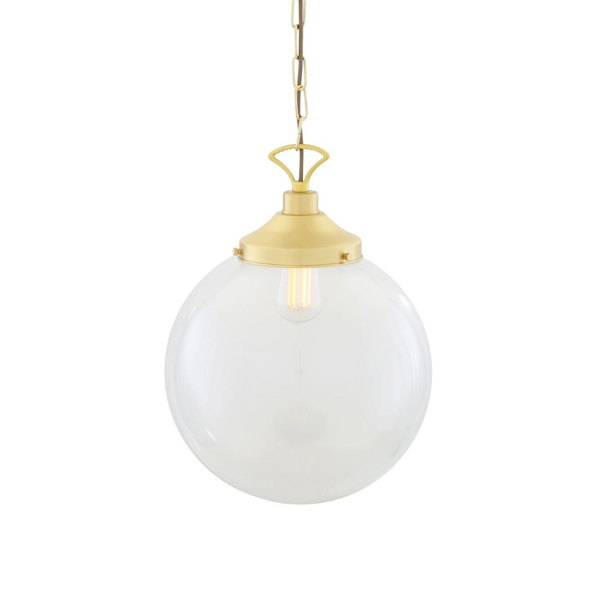 Riad 35cm Large Glass Globe Pendant Light