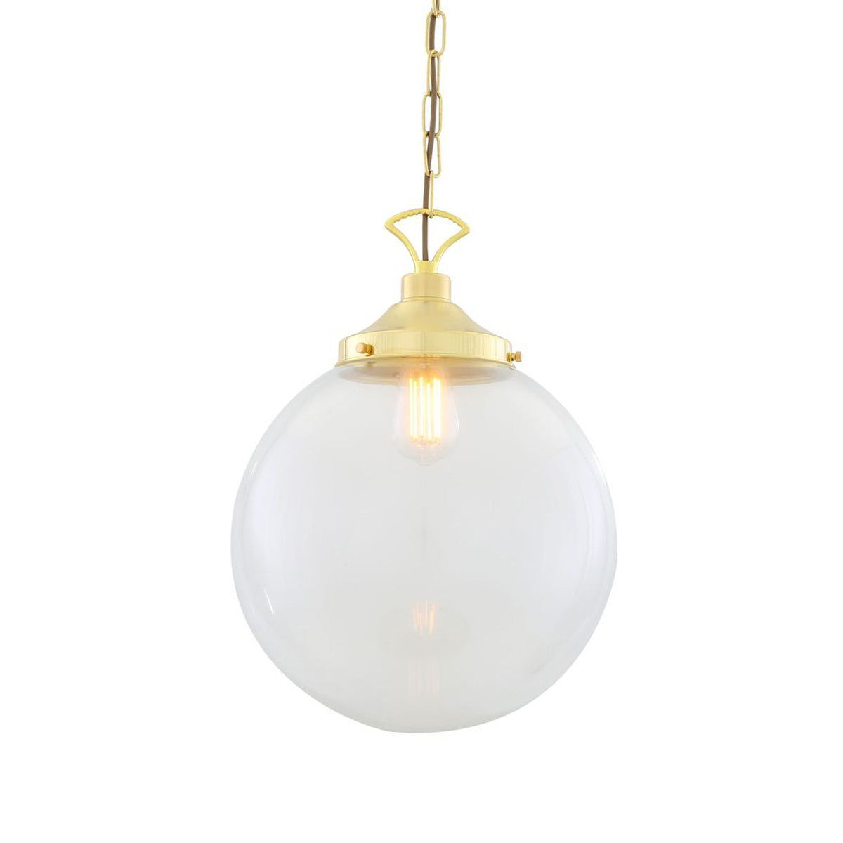 Riad 35cm Large Glass Globe Pendant Light