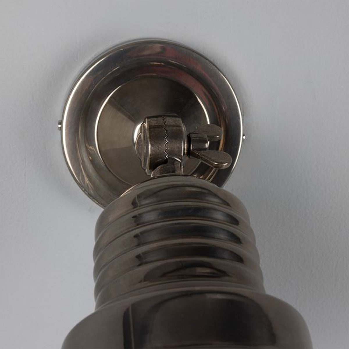 Sucre Antique Brass Industrial Spot Wall Light