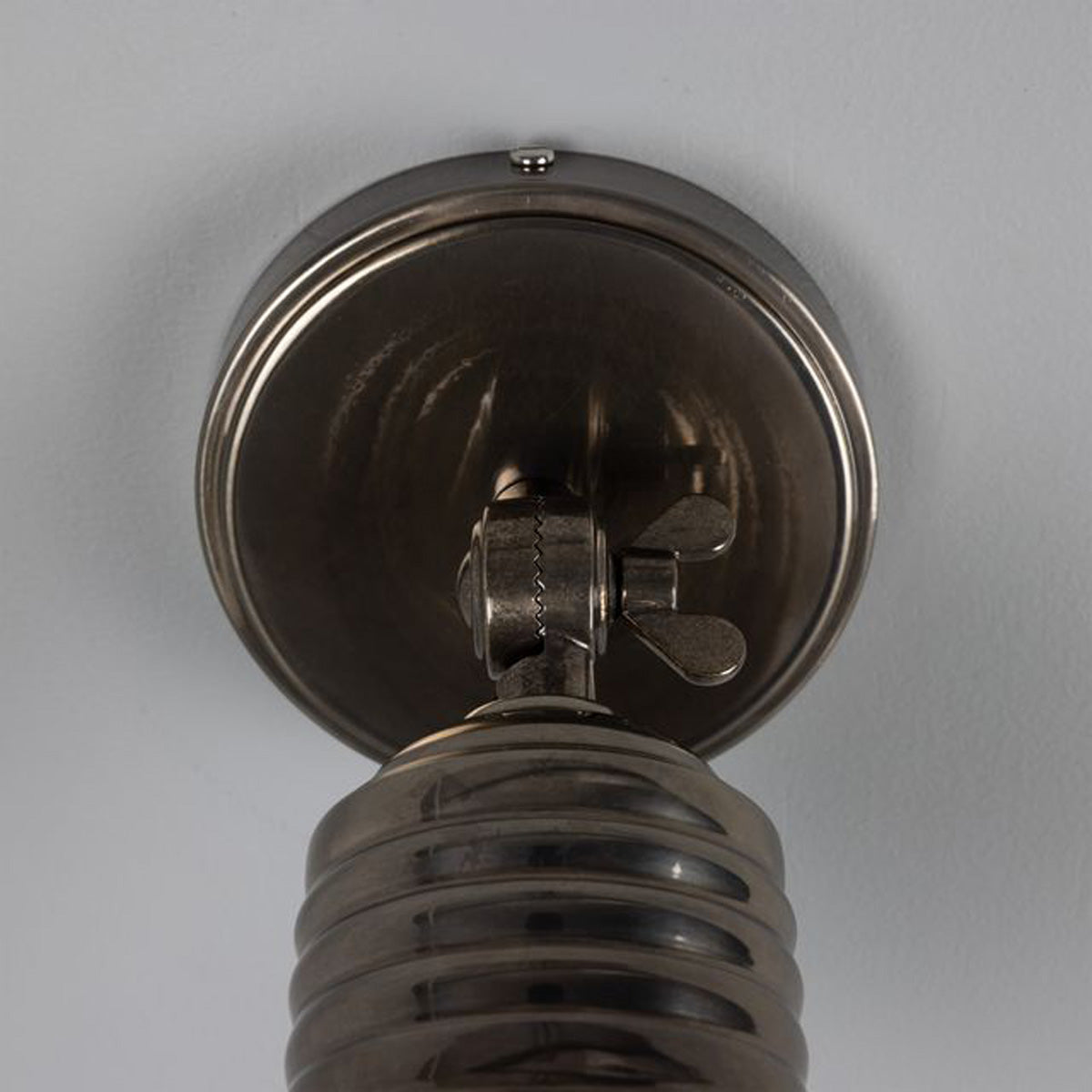 Sucre Antique Brass Industrial Spot Wall Light