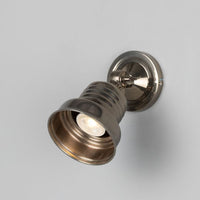 Sucre Antique Brass Industrial Spot Wall Light