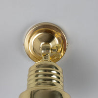 Sucre Antique Brass Industrial Spot Wall Light