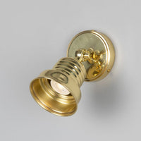 Sucre Antique Brass Industrial Spot Wall Light