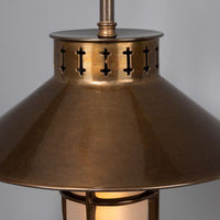 Boyd C Single Arm Wall Light Antique Brass