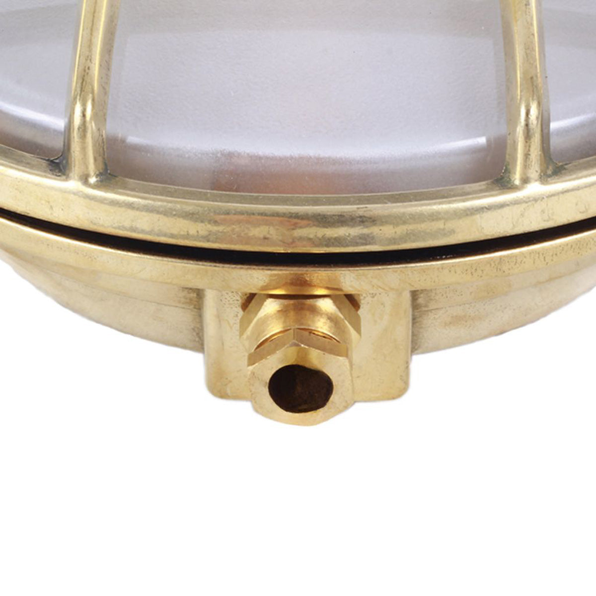 Ergo Marine Round Small Bulkhead Bathroom Wall Light