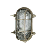 Ruben Small Oval Bulkhead Marine Bathroom Wall Light