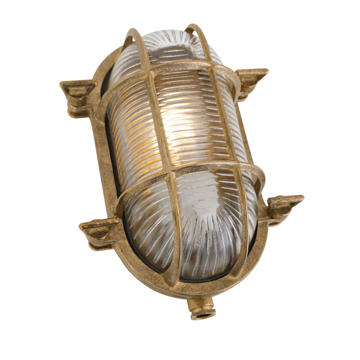 Ruben Small Oval Bulkhead Marine Bathroom Wall Light