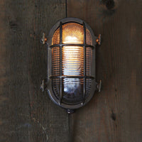 Ruben Small Oval Bulkhead Marine Bathroom Wall Light