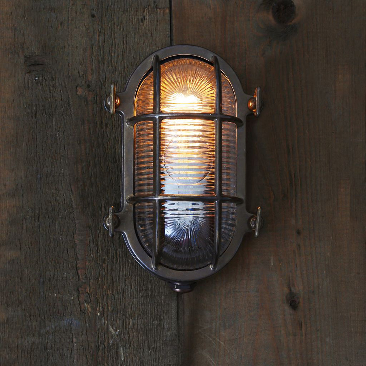 Ruben Small Oval Bulkhead Marine Bathroom Wall Light