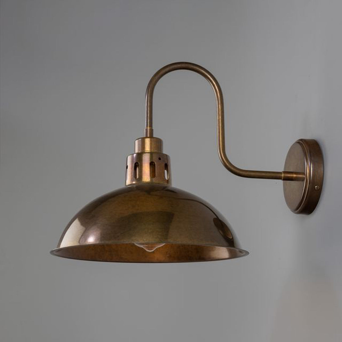 Paris Brass Swan Neck IP20 Wall Light