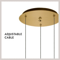Bolla 6-in 3 Head Multi Pendant