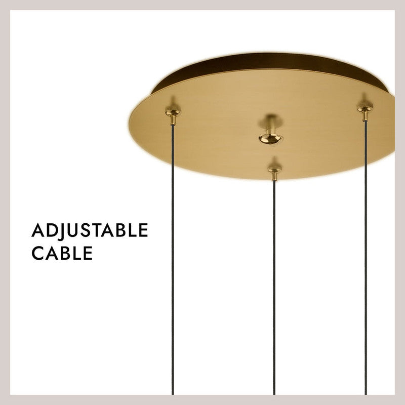 Bolla 6-in 3 Head Multi Pendant