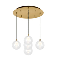 Bolla 6-in 5 Head Multi Pendant