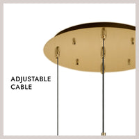 Bolla 6-in 5 Head Multi Pendant