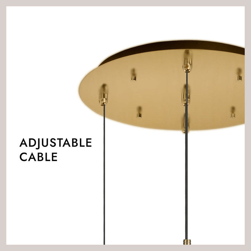 Bolla 6-in 5 Head Multi Pendant