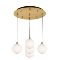 Bolla 6-in 5 Head Multi Pendant