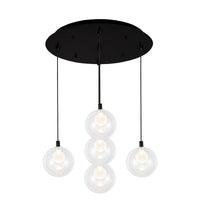 Bolla 6-in 5 Head Multi Pendant
