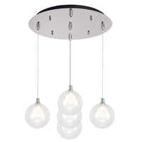 Bolla 6-in 5 Head Multi Pendant