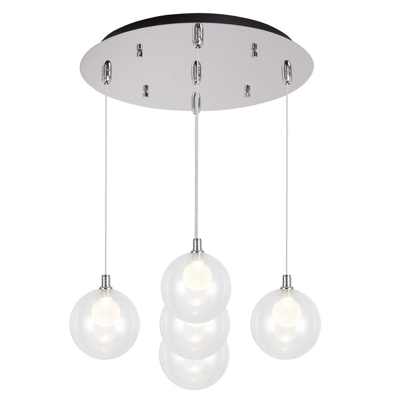 Bolla 6-in 5 Head Multi Pendant