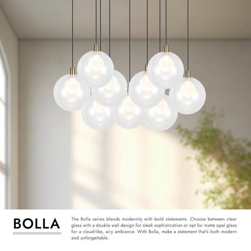 Bolla 6-in 9 Head Multi Pendant