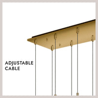 Bolla 6-in 10 Head Multi Pendant